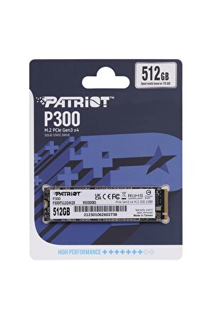 Patriot P300P512GM28 PCIe Gen 3x4 512 GB SSD