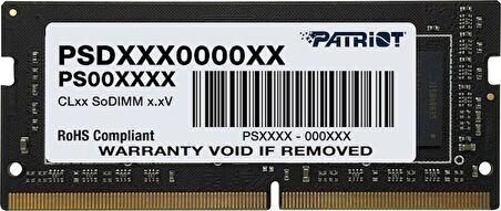 Patriot16GB 3200Mhz SODIMM DDR4 PSD416G320081S RAM