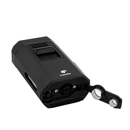Cohiba CCM0610 4 Jet Torch Masa Tipi Puro Çakmağı Siyah