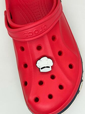 Aşçı Chef Şapkası Temalı Işıklı Jibbitz Crocs Terlik Süsü