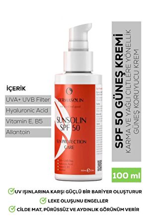 Dermosolin Güneş kremi 50 spf