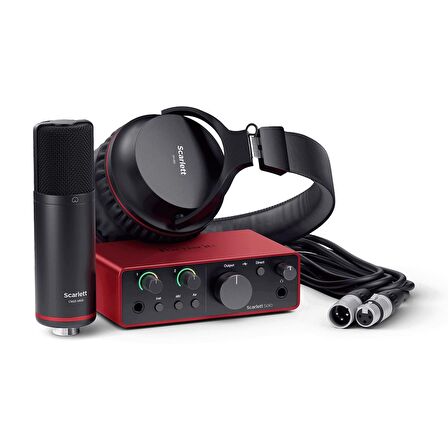 Focusrite Solo Studio Gen 4 Kayıt Paketi