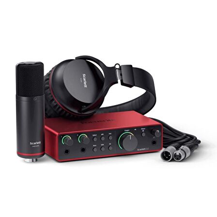 Focusrite Scarlett 2i2 Studio Gen 4 Kayıt Paketi