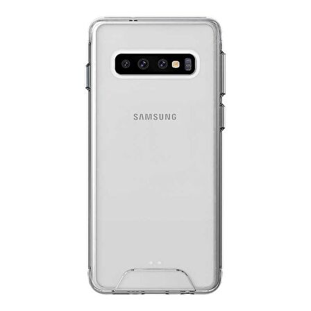 Gpack Samsung Galaxy S10 Kılıf Gard Nitro Şeffaf Sert Silikon