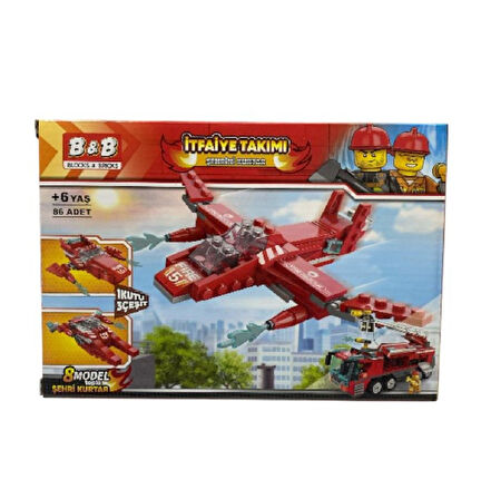 86  Parça İtfaiye Takımı Lego Seti  1286