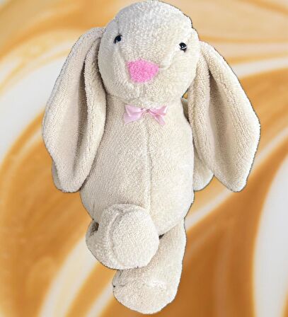 Uyku Arkadaşım PAPYONLU Uzun Kulak Bunny Peluş Tavşan 65 cm