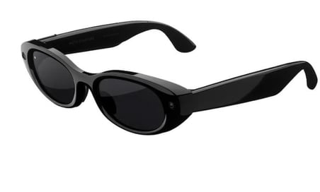 Meta Glasses Starfire Kylie Edition  Classic Black -Clear to Grey Transition Lenses  48mm