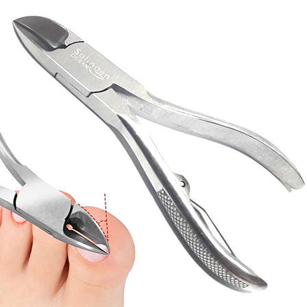 ORJİNAL Geniş Ağızlı Et Pensi  Ocean Solingen Profesyonel Tırnak Pensi NO: 18 Manikür ve Pedikür 