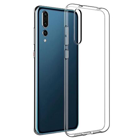 Gpack Xiaomi Mi 9 Kılıf Süper Silikon Arka KorumaNano Glass