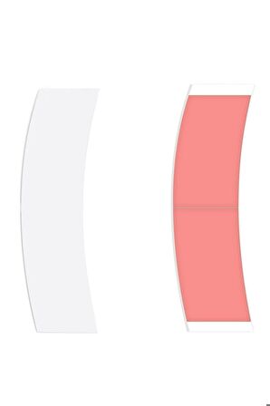 Walker Tape Sensi Tak™ Poly Alt Yapılar Için Protez Saç Bandı Oval ''c'' (2,0CM X 7,5CM) 36 Adet