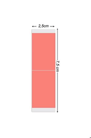 Walker Tape Sensi Tak™ Poly Alt Yapılar Için Protez Saç Bandı Düz 1'' X 3'' (2,5CM X 7,5CM)36 Adet