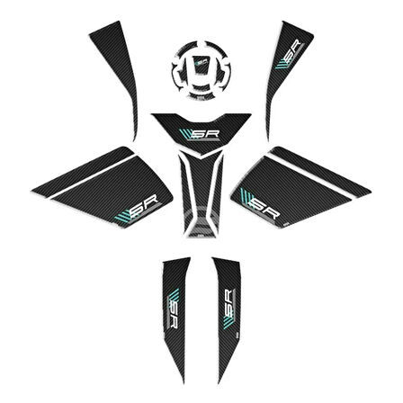 Gogo Tank Pad Full Set 001 CF Moto 450 SR 2023-2024
