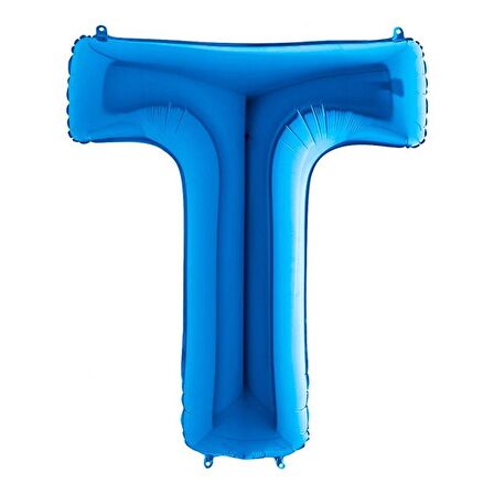 FOLYO BALON T HARF MAVİ 102CM