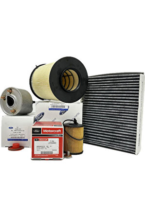 Ford Focus 3 1.6 TDCi Dizel Filtre Bakım Seti 2011-2018 Hava+Yağ+K.Polen+Yakıt Filtresi