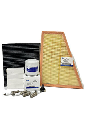 Ford Mondeo 1.6 Benzinli Filtre Bakım Seti 2007-2014 Hava+Yağ+Karbonlu Polen Filtresi+Buji Seti