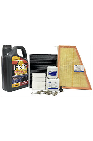 Ford Mondeo 1.6 Benzinli Filtre Bakım Seti 2007-2014 Hava+Yağ+K.Polen+Buji Seti+Motor Yağı