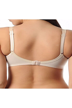 1640 Ten Renk Balenli Desteksiz Toparlayıcı Küçültücü Sütyen