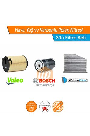 VW Jetta 1.6 Filtre Seti Valeo Bosch Wbn Karbonlu 2006-2010