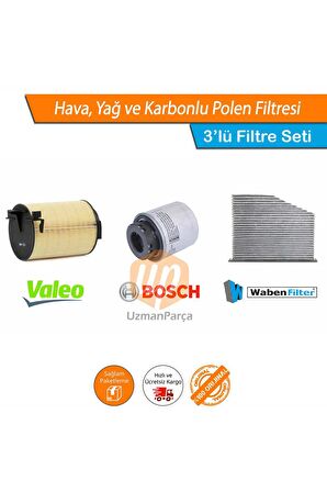 Jetta 1.4 TSI CAX Filtre Seti Valeo Bosch Wbn Karbonlu 2007-2010