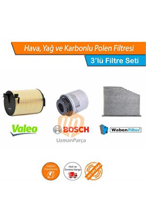 VW Scirocco 1.4 TSI 122 Hp Filtre Seti Valeo Bosch Wbn Karbonlu