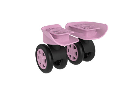 Keo-Plus PP Valiz Tekerleği Sağ ve Sol Pembe Renk