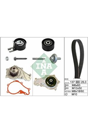 Peugeot Partner 1.6 HDI Euro4 Dizel Triger ve Devirdaim Seti 2008-2011 INA