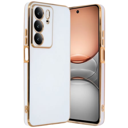 Realme C75 4G Kılıf Volet Silikon - Beyaz