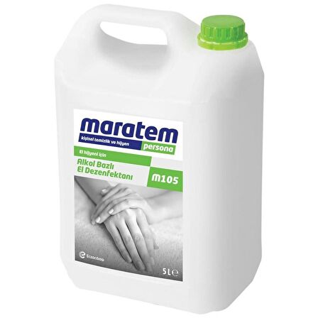 Eczacıbaşı Maratem M105 Alkol Bazlı El Dezenfektanı 5 Litre (8168475921365)