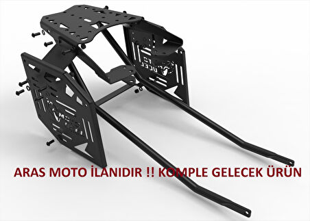 Bajaj Dominar 400-D250-400Ug Uyumlu Çanta Demiri+Yan Çanta Demir 3Lü Set Topcase (2017-2024)- Arasmoto
