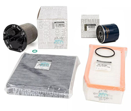 Symbol II 1.5 DCi Yağ Bakım Filtre Seti Komple Tip Mazot Filtreli