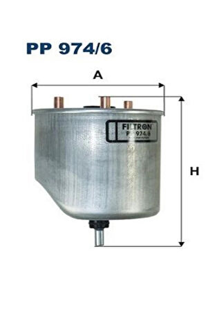 Filtron PP974/6 Yakıt Filtresi 190197 - 1906E6 - 9809721080 - 1611659480