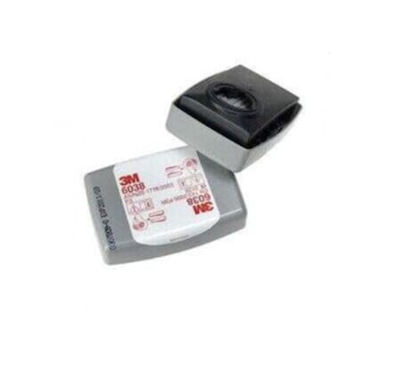 3M 7502 Yarım Yüz Maskesi + 3M 6038 P3 Organik – Ozon Solo Filtre 