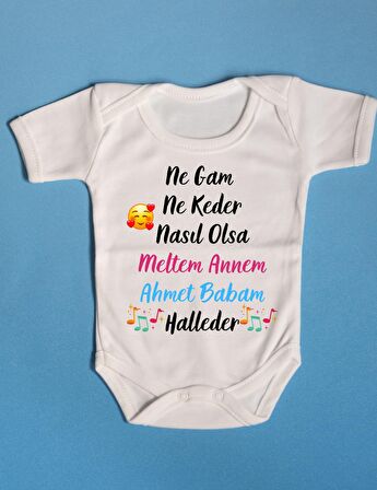 Pamuklu Bebek Zıbını Özel Tasarım Annem Babam Halleder