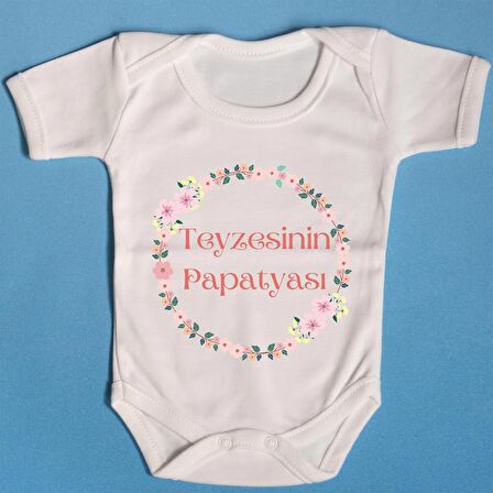 Pamuklu Bebek Zıbını Teyzesinin Papatyası Yazılı