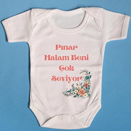 Pamuklu Bebek Zıbını Pınar Halam  Beni Seviyor Yazılı