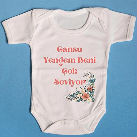 Pamuklu Bebek Zıbını Cansu Yengem Beni Seviyor Yazılı