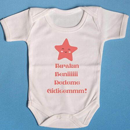 Pamuklu Bebek Zıbını İsme Özel Dedeme Gidicem