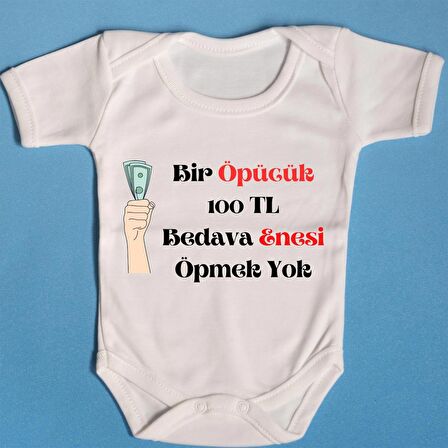 Pamuklu Bebek Zıbını Bir Öpücük 100 TL