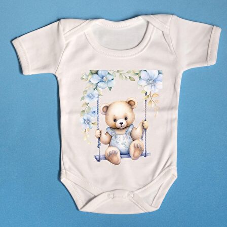 Organik Bebek Zıbını Ayıcıklı Tasarım 002