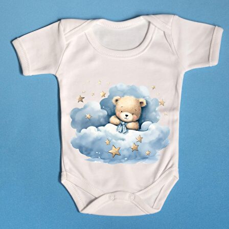 Organik Bebek Zıbını Ayıcıklı Tasarım 004