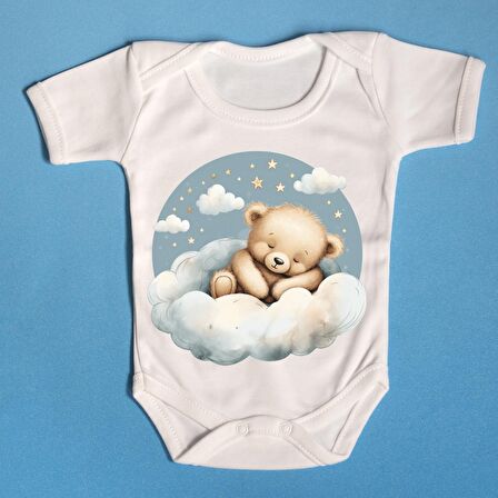 Organik Bebek Zıbını Ayıcıklı Tasarım 021