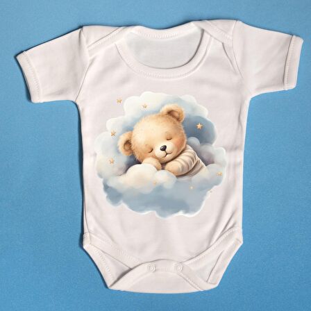 Organik Bebek Zıbını Ayıcıklı Tasarım 022