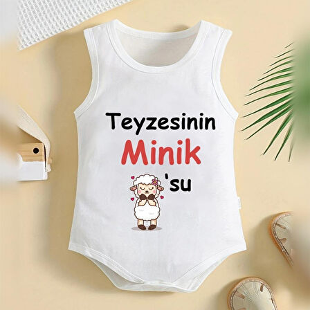 %100 Pamuklu Organik Baskılı Premium Çıtçıtlı Bebek Body Atlet Zıbın 00321