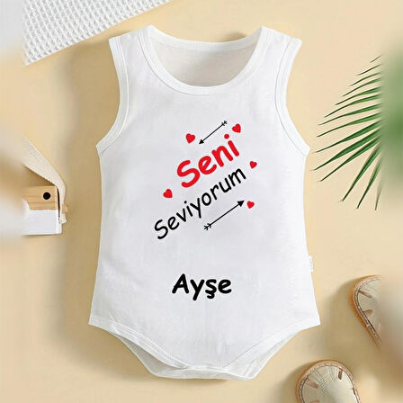 %100 Pamuklu Organik Baskılı Premium Çıtçıtlı Bebek Body Atlet Zıbın 00333