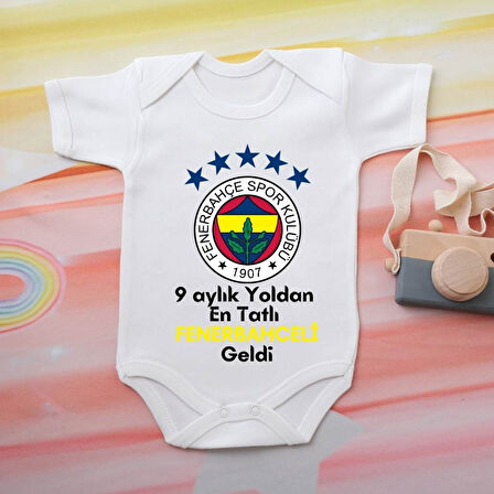 %100 Pamuklu Organik Baskılı Premium Çıtçıtlı Bebek Body Zıbın 00001