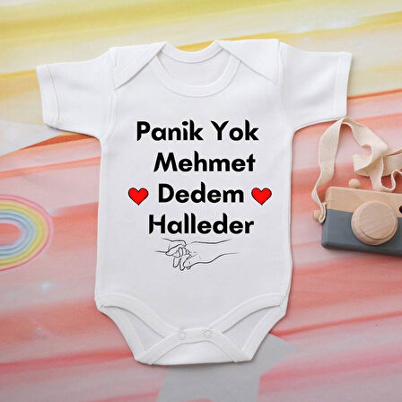 %100 Pamuklu Organik Baskılı Premium Çıtçıtlı Bebek Body Zıbın 00033