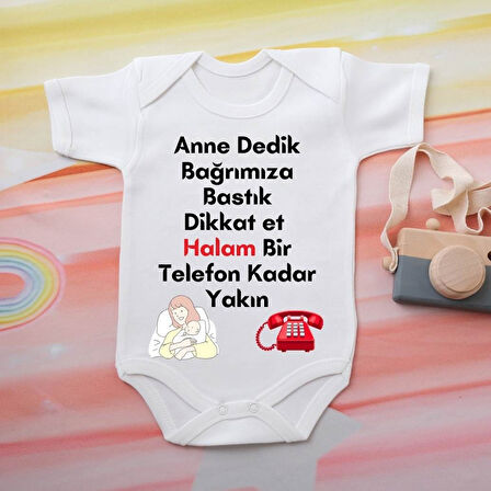%100 Pamuklu Organik Baskılı Premium Çıtçıtlı Bebek Body Zıbın 00044