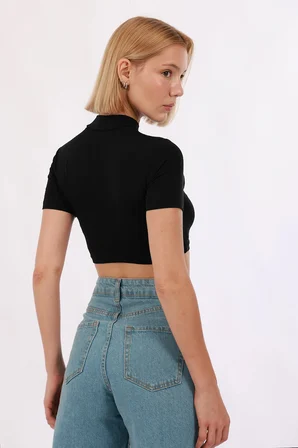 Kadın Kısa Kol Crop