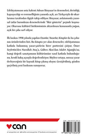 Ozanlar, Yazarlar, Kitaplar