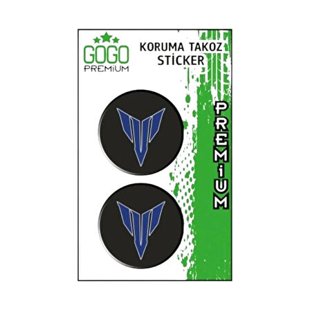 Gogo Damla Sticker 2'li Koruma Takozu Yamaha Mt Uyumlu 2